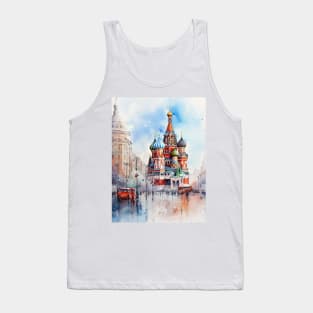 Moscow City Russia Tank Top